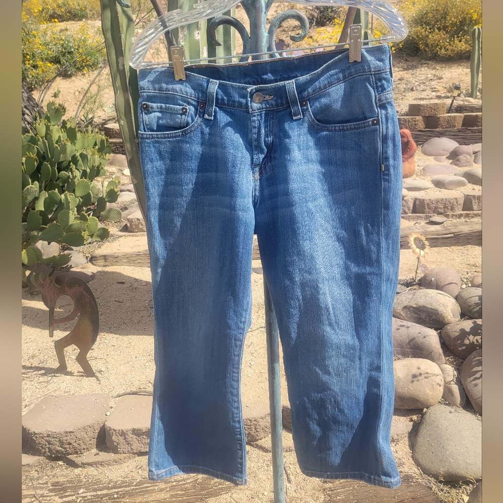 6/28 Lucky Brand Gene Montesano Crop Jeans